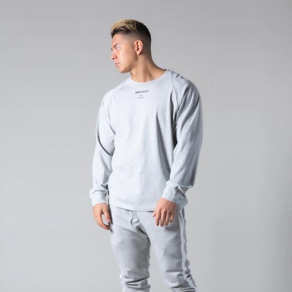 men's t-shirts oversize 2021 brand casual long sleeve cotton t-shirt men gym fitness workout t shirt male print tee running sport clot, White;black
men's t-shirts oversize 2021 brand casual long sleeve cotton t-shirt men gym fitness workout t shirt male print tee running sport clot, White;black