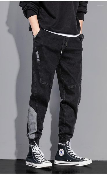 men's jeans 2021 autumn and winter harajuku fashion trendy brand loose hip-hop trousers korean students casual work pants, Blue
men's jeans 2021 autumn and winter harajuku fashion trendy brand loose hip-hop trousers korean students casual work pants, Blue