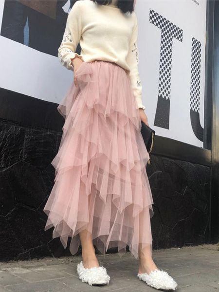 skirts net yarn cake skirt women spring summer 2021 korean style wild high waist irregular a word female faldas mujer moda, Black
skirts net yarn cake skirt women spring summer 2021 korean style wild high waist irregular a word female faldas mujer moda, Black