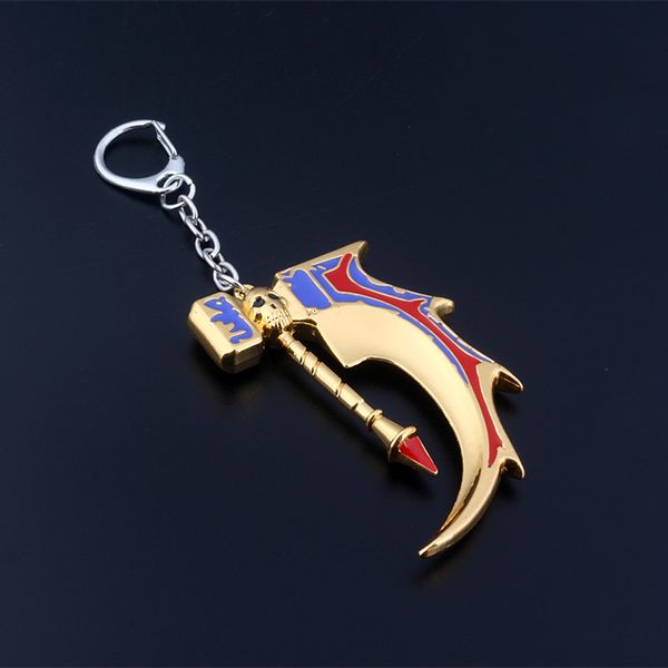 Game Dota 2 Anti Mage Weapon Gold Basher Alloy Key Chains Keychain Keyring Key Chain Accessories
Game Dota 2 Anti Mage Weapon Gold Basher Alloy Key Chains Keychain Keyring Key Chain Accessories