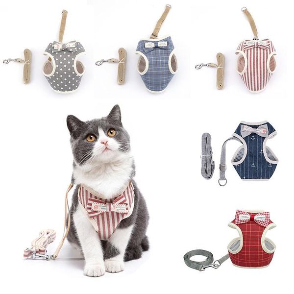 cat collars & leads bowknot harness and leash set vest nylon mesh kitten collar accessories adjustable puppy lead clothes
cat collars & leads bowknot harness and leash set vest nylon mesh kitten collar accessories adjustable puppy lead clothes