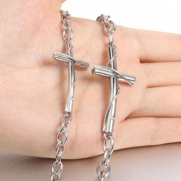 cross design couple bracelets trendy black/rose gold/white color stainless steel link chain fashion women men jewelry 776 link,
cross design couple bracelets trendy black/rose gold/white color stainless steel link chain fashion women men jewelry 776 link,