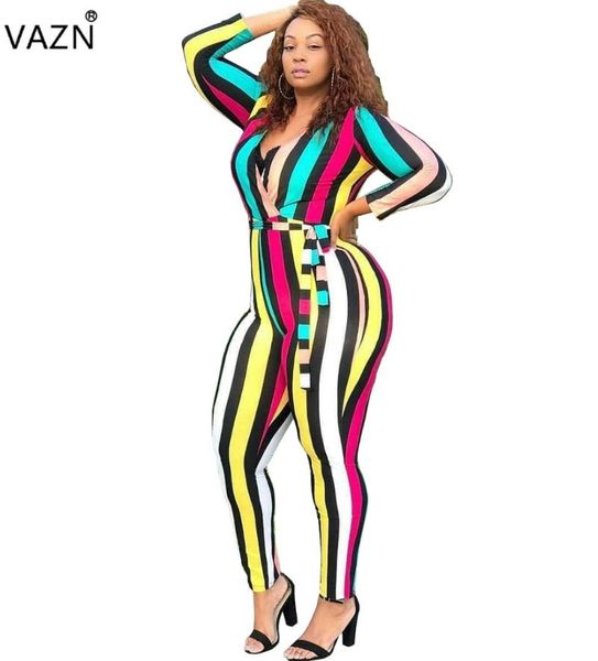 women's jumpsuits & rompers vazn autumn women fashion elegant 2021 striped deep v-neck full sleeve bodycon romper wsm5008, Black;white
women's jumpsuits & rompers vazn autumn women fashion elegant 2021 striped deep v-neck full sleeve bodycon romper wsm5008, Black;white