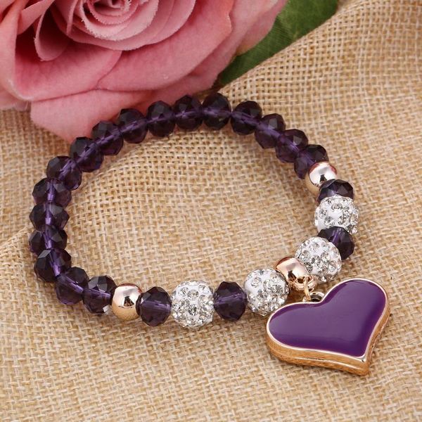 link, chain bxw fashion heart pendant small jewelry bracelet stretch charmbead cultural, Black
link, chain bxw fashion heart pendant small jewelry bracelet stretch charmbead cultural, Black