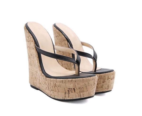 slippers super high heels large size 35-42 platform wedges pinch mules shoes women sandals, Black
slippers super high heels large size 35-42 platform wedges pinch mules shoes women sandals, Black