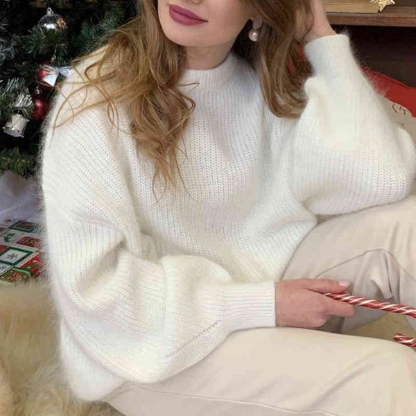 women's sweaters biggorange knitted cashmere women new soft loose pullovers warm solid female basic knit wear jumper 04n0, White;black
women's sweaters biggorange knitted cashmere women new soft loose pullovers warm solid female basic knit wear jumper 04n0, White;black
