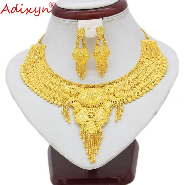 adixyn 2018 dubai necklace&earrings jewelry set for women gold color jewelry ethiopian/arab/india wedding/party accessory n10078 h1022, Silver
adixyn 2018 dubai necklace&earrings jewelry set for women gold color jewelry ethiopian/arab/india wedding/party accessory n10078 h1022, Silver