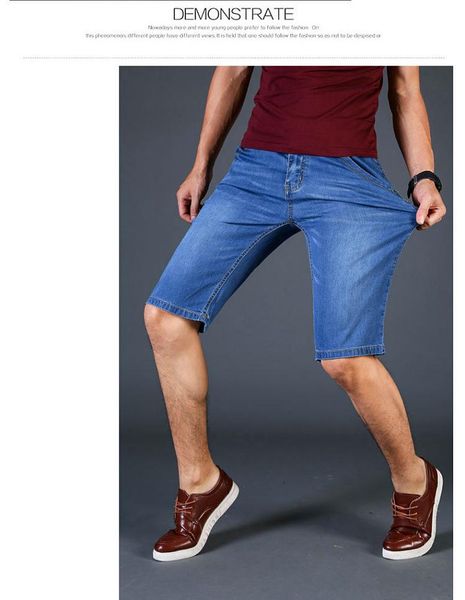 big size 40 42 44 46 summer men business denim shorts fashion casual stretch slim blue thin short jeans male men's, White;black
big size 40 42 44 46 summer men business denim shorts fashion casual stretch slim blue thin short jeans male men's, White;black