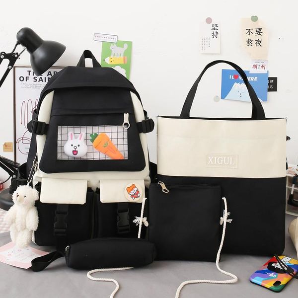 school bags 4 piece set casual student bag backpack fashion bear for teenage girl 2021 canvas travel women bookbagsbig
school bags 4 piece set casual student bag backpack fashion bear for teenage girl 2021 canvas travel women bookbagsbig