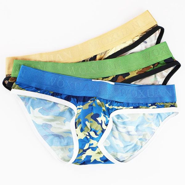 underpants men camouflage printed underwear cueca masculina u convex pouch briefs calzoncillos hombre slips male panties, Black;white 
underpants men camouflage printed underwear cueca masculina u convex pouch briefs calzoncillos hombre slips male panties, Black;white