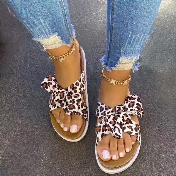 summer outdoor comfort platform slippers women bow flat sandals size 43 leopard zapatillas muje, Black
summer outdoor comfort platform slippers women bow flat sandals size 43 leopard zapatillas muje, Black