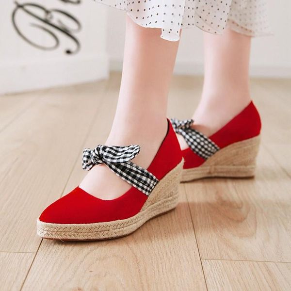 dress shoes pxelena knitting wedge high heels women 2021 spring autumn suede plaid butterfly-knot pumps ladies footwear, Black
dress shoes pxelena knitting wedge high heels women 2021 spring autumn suede plaid butterfly-knot pumps ladies footwear, Black