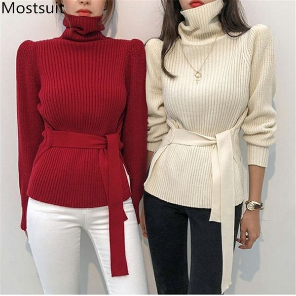 winter korean fashion turtleneck knitted sweater long sleeve splitting belted pullover casual basic warm female 210518, White;black
winter korean fashion turtleneck knitted sweater long sleeve splitting belted pullover casual basic warm female 210518, White;black