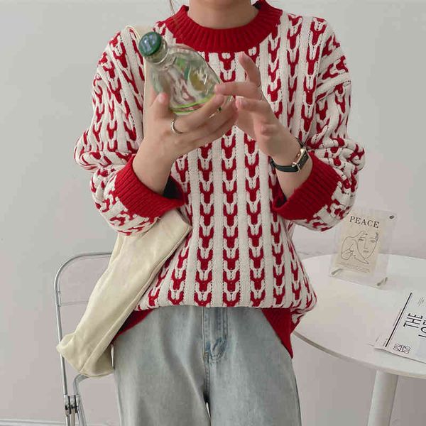 women's sweaters new women fall winter sweaters knitted in wild plaid elegant pullovers fashion vintage 4x4u, White;black
women's sweaters new women fall winter sweaters knitted in wild plaid elegant pullovers fashion vintage 4x4u, White;black