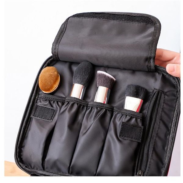 1pc black waterproof make up bag women large capacity travel portable toilet organizer for cosmetic multi holder makeup bags & cases
1pc black waterproof make up bag women large capacity travel portable toilet organizer for cosmetic multi holder makeup bags & cases