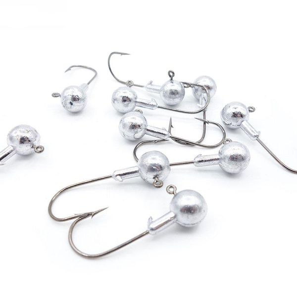 fishing hooks 50pcs/bag lead jig head hook soft lure carbon steel durable jigging bait worm
fishing hooks 50pcs/bag lead jig head hook soft lure carbon steel durable jigging bait worm