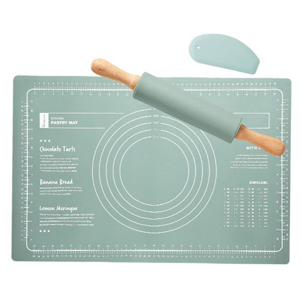 rolling pins & pastry boards 3pcs/ set floor mat baking supplies tools measurement pin cutter counter dough cookies 
rolling pins & pastry boards 3pcs/ set floor mat baking supplies tools measurement pin cutter counter dough cookies