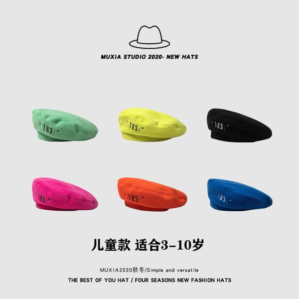 children's beret in autumn winter ins baby girl english versatile pumpkin western artist hat trend, Blue;gray
children's beret in autumn winter ins baby girl english versatile pumpkin western artist hat trend, Blue;gray