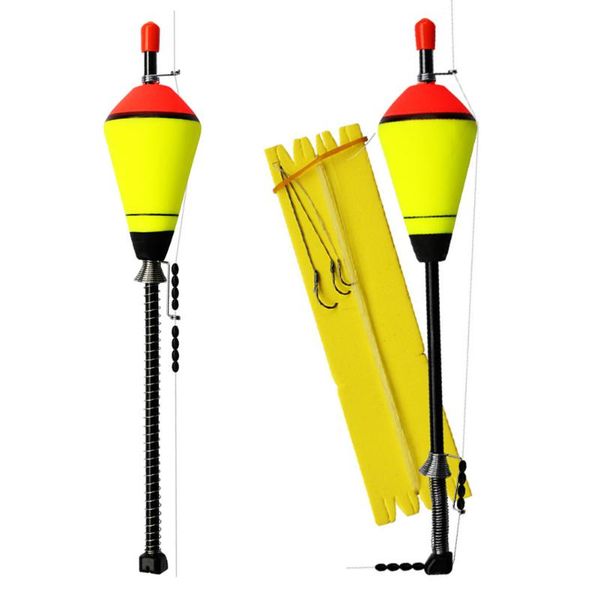 automatic fishing float portable bobber kit auto hook trigger carp floating accessories
automatic fishing float portable bobber kit auto hook trigger carp floating accessories