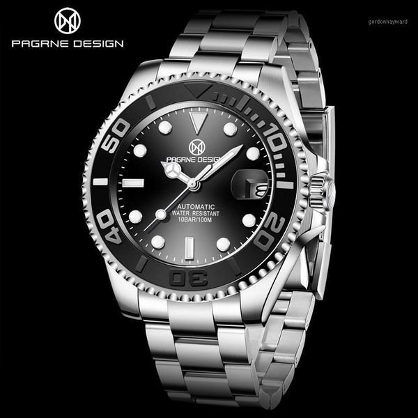 wristwatches men mechanical watch pagrne design brand business for classic 40mm luxury sapphire glass automatic fashion wrist, Slivery;brown
wristwatches men mechanical watch pagrne design brand business for classic 40mm luxury sapphire glass automatic fashion wrist, Slivery;brown