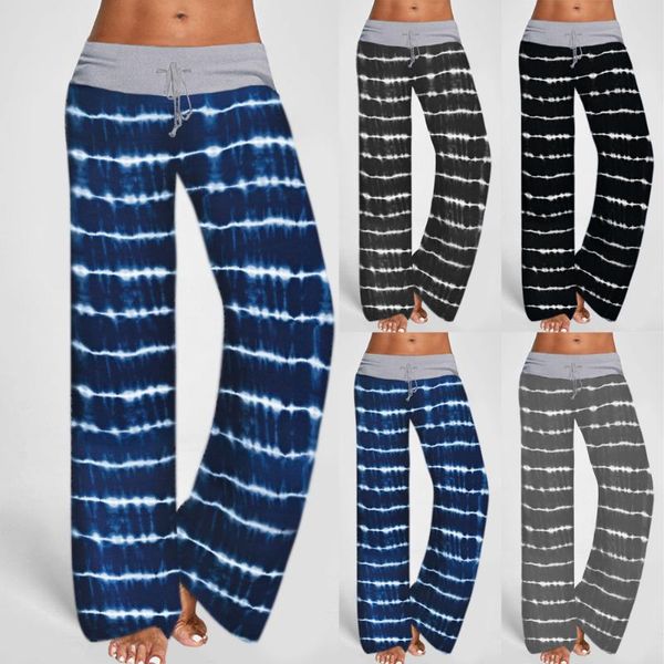 women's pants & capris women striped tie-dye printing spring and autumn outdoor sports leisure lace-up high-waist straight-leg yoga, Black;white
women's pants & capris women striped tie-dye printing spring and autumn outdoor sports leisure lace-up high-waist straight-leg yoga, Black;white