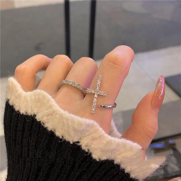 wedding rings style fashion zircon silver plated cross opening for woman jewelry party trendy personality ring set, Slivery;golden
wedding rings style fashion zircon silver plated cross opening for woman jewelry party trendy personality ring set, Slivery;golden