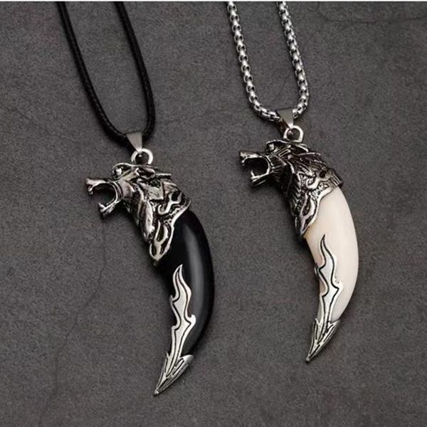 pendant necklaces retro domineering parker personality cool trend chain jewelry necklace for men colar masculino choker, Silver
pendant necklaces retro domineering parker personality cool trend chain jewelry necklace for men colar masculino choker, Silver