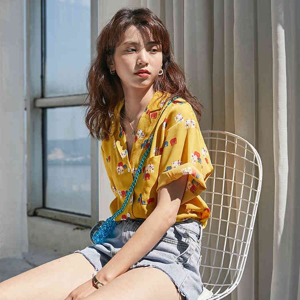 vintage chiffon shirt female oversize short sleeve girls blouse summer print plus size women blouses femme blusas 210417, White
vintage chiffon shirt female oversize short sleeve girls blouse summer print plus size women blouses femme blusas 210417, White