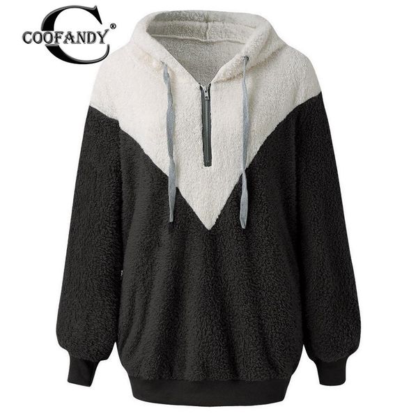 women casual drawstring long sleeve hooded patchwork autumn winter autumn, sweatshirt, Black
women casual drawstring long sleeve hooded patchwork autumn winter autumn, sweatshirt, Black
