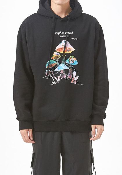winter warm colorful mushroom print hooded sweatshirts trendy hoodies streetwear harajuku casual pullover cotton hoodie mens fashion, Black
winter warm colorful mushroom print hooded sweatshirts trendy hoodies streetwear harajuku casual pullover cotton hoodie mens fashion, Black