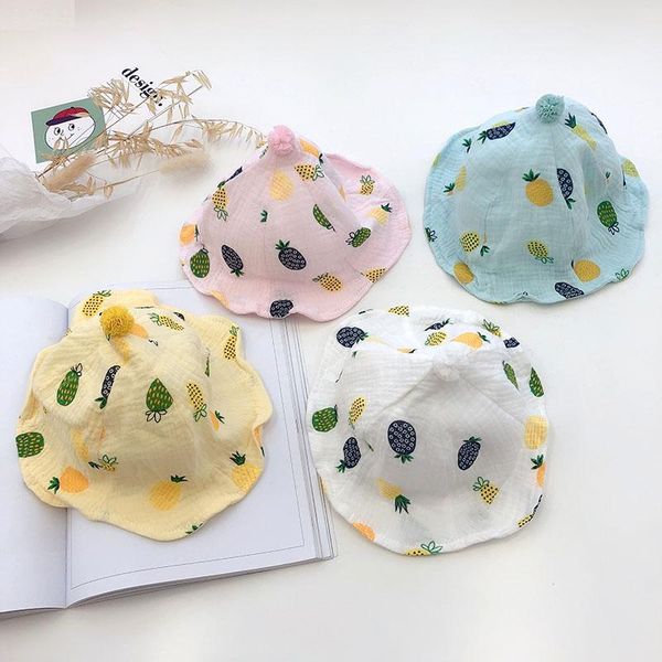 lovely pineapple pattern baby hats spring summer cotton kids boys girls sun beach caps autumn fisherman hat &, Yellow
lovely pineapple pattern baby hats spring summer cotton kids boys girls sun beach caps autumn fisherman hat &, Yellow