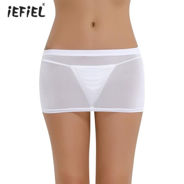 bras sets iefiel women see-through sheer mini skirt lingerie nightwear party costumes womens evening short clubwear, Red;black 
bras sets iefiel women see-through sheer mini skirt lingerie nightwear party costumes womens evening short clubwear, Red;black