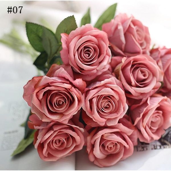 1pcs home decor artificial fake roses flannel flower bridal bouquet wedding party decoration decorative flowers & wreaths
1pcs home decor artificial fake roses flannel flower bridal bouquet wedding party decoration decorative flowers & wreaths