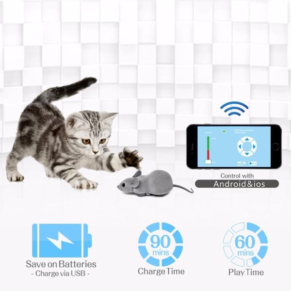 cat toys pet toy interactive wireless remote app control cute rc mouse connect with bluetooth for dog kid playing product
cat toys pet toy interactive wireless remote app control cute rc mouse connect with bluetooth for dog kid playing product