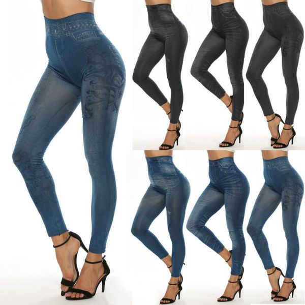 women's leggings arrival imitation cowboy women printing soft skin denim slim elasticity pants faux jeans fitness legging xxl, Black
women's leggings arrival imitation cowboy women printing soft skin denim slim elasticity pants faux jeans fitness legging xxl, Black