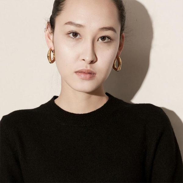 hoop & huggie flatfoosie thick geometric earrings for women fashion gold irregular circle statement 2021 party jewelry gift, Golden;silver
hoop & huggie flatfoosie thick geometric earrings for women fashion gold irregular circle statement 2021 party jewelry gift, Golden;silver