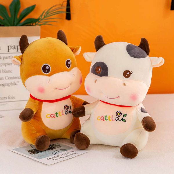 year of the ox mascot soft cow plush toy doll children pillow girl heart, Blue
year of the ox mascot soft cow plush toy doll children pillow girl heart, Blue