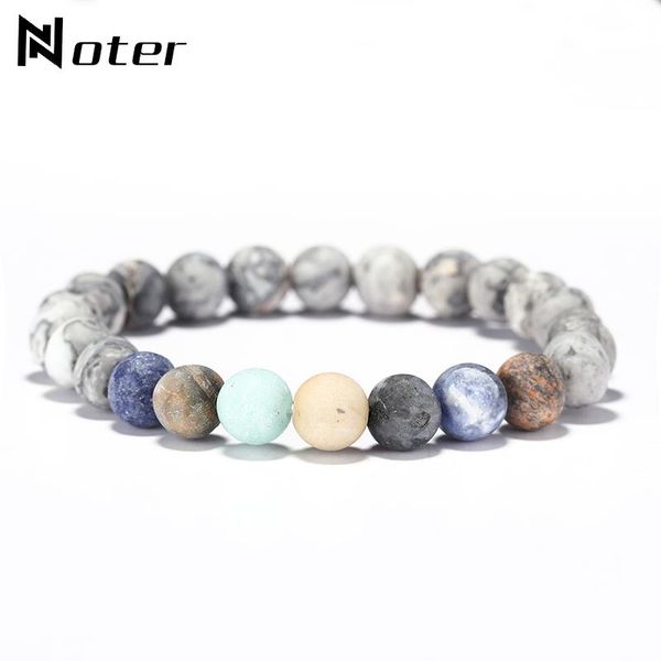 beaded, strands arrival chakra bracelet for men women casual jewelry 8mm natural stone beads braslet yoga prayer buddha braclet, Black
beaded, strands arrival chakra bracelet for men women casual jewelry 8mm natural stone beads braslet yoga prayer buddha braclet, Black