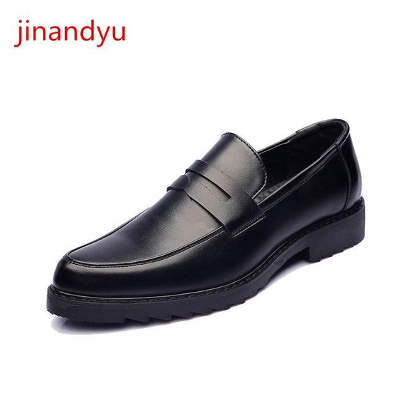 italian leather loafers men formal dress shoes for m e n comfy elegant pointed toe black business man suit
italian leather loafers men formal dress shoes for m e n comfy elegant pointed toe black business man suit