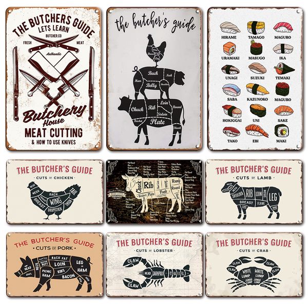 cuts of pork duck fish tin sign vintage the butchers guide metal plate decor plaques retro kitchen meat shop decoration signs
cuts of pork duck fish tin sign vintage the butchers guide metal plate decor plaques retro kitchen meat shop decoration signs