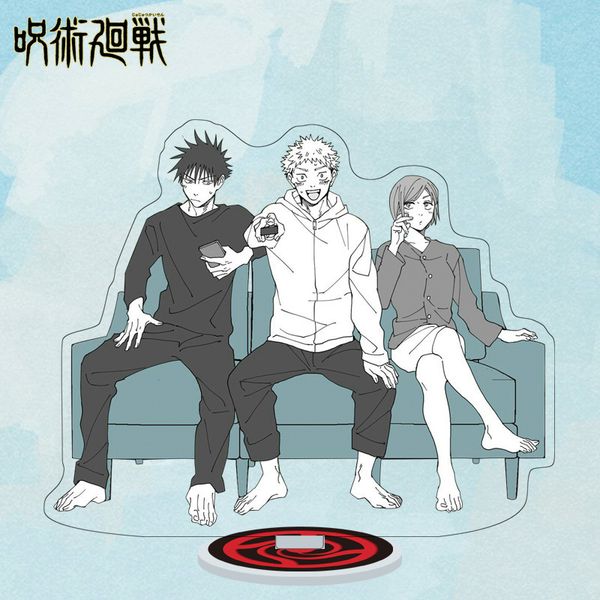 jujutsu kaisen animated threesome peripheral decorations high-quality acrylic fan collection
jujutsu kaisen animated threesome peripheral decorations high-quality acrylic fan collection