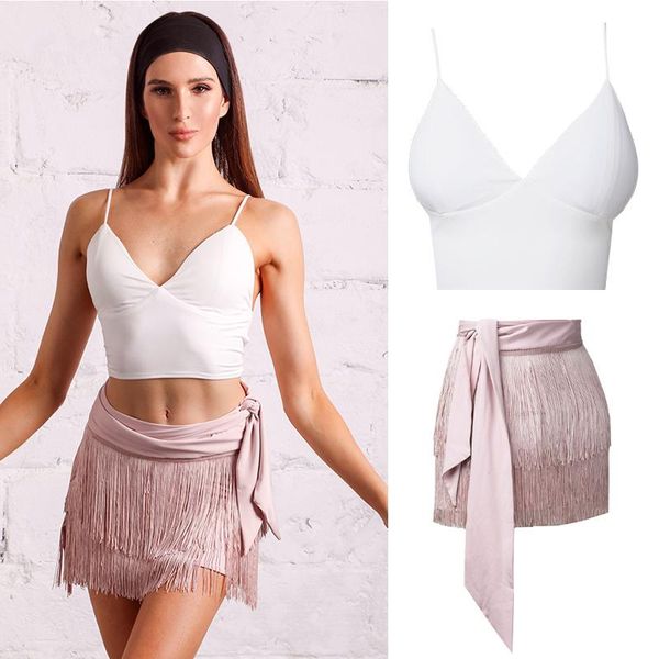 stage wear 2021 latin dance costumes for women white tassel skirts practice clothes competition dresses sl3729, Black;red
stage wear 2021 latin dance costumes for women white tassel skirts practice clothes competition dresses sl3729, Black;red