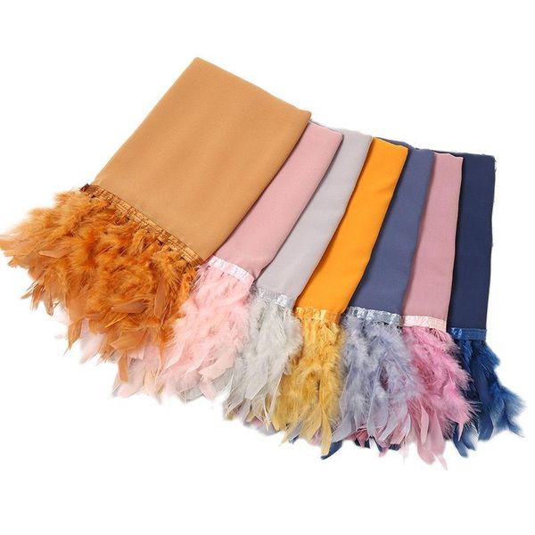 scarves plain stitch feather tassel bubble chiffon instant hijab shawl lady wrap headband bufandas muslim snood 180*70cm, Blue;gray
scarves plain stitch feather tassel bubble chiffon instant hijab shawl lady wrap headband bufandas muslim snood 180*70cm, Blue;gray