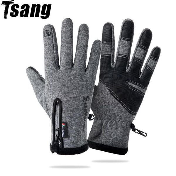 cycling gloves winter bicycle warm touchscreen full finger waterproof outdoor bike skiing motorcycle riding ruining glove, Black
cycling gloves winter bicycle warm touchscreen full finger waterproof outdoor bike skiing motorcycle riding ruining glove, Black