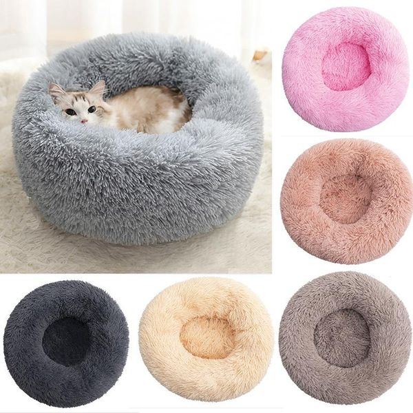 soft pet bed kennel dog round cat winter warm sleeping bag long plush puppy cushion mat portable supplies 46/50/60cm kennels & pens
soft pet bed kennel dog round cat winter warm sleeping bag long plush puppy cushion mat portable supplies 46/50/60cm kennels & pens