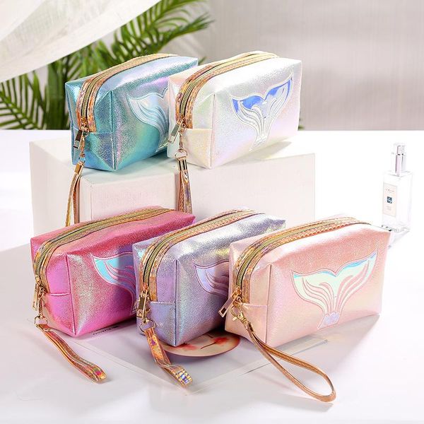colorful pu makeup bag cartoon fishtail women's storage pillow-shaped wash custom wholesale cosmetic bags & cases
colorful pu makeup bag cartoon fishtail women's storage pillow-shaped wash custom wholesale cosmetic bags & cases