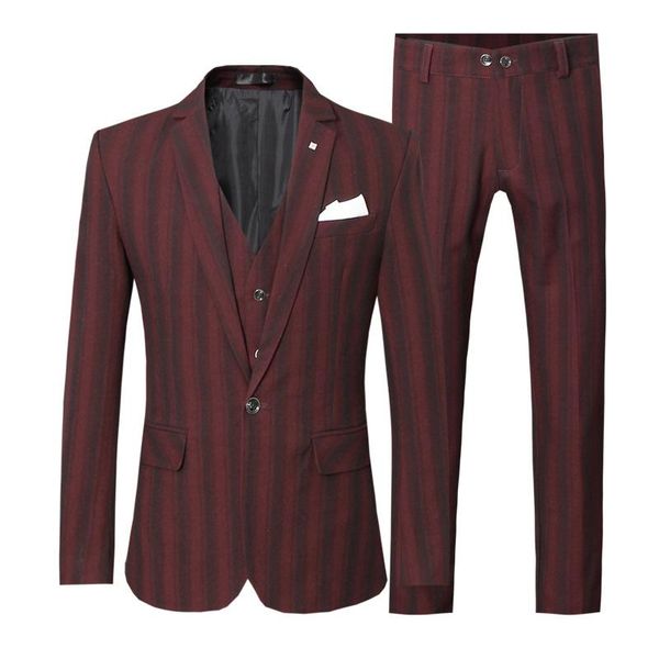 men's suits & blazers men stripped suit business wear blazer casual single breasted coat slim fit long pants +jacket 3 piece set s-5xl, White;black
men's suits & blazers men stripped suit business wear blazer casual single breasted coat slim fit long pants +jacket 3 piece set s-5xl, White;black