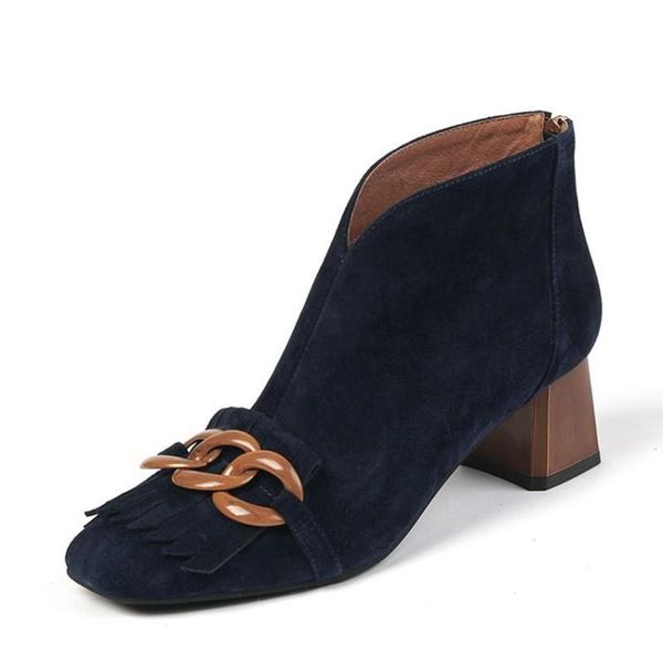 boots retro tassel thick heel short women 2021 spring frosted leather ankle dark blue ladies bottes femmes botas, Black
boots retro tassel thick heel short women 2021 spring frosted leather ankle dark blue ladies bottes femmes botas, Black