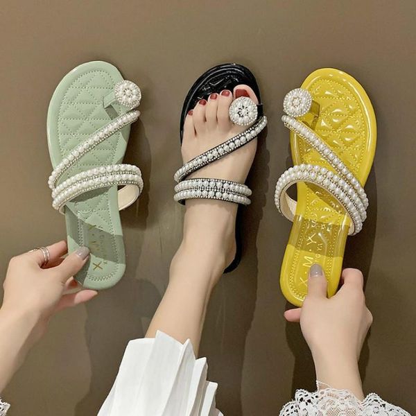 slippers fashion women summer outside string bead vacation beach shoes toe square heel slides low 1cm-3cm solid high quality, Black
slippers fashion women summer outside string bead vacation beach shoes toe square heel slides low 1cm-3cm solid high quality, Black