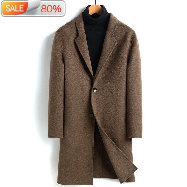 men's wool & blends double-faced coat cashmere long jacket mens coats and jackets overcoat windbreaker manteau homme a19 b21476, Black
men's wool & blends double-faced coat cashmere long jacket mens coats and jackets overcoat windbreaker manteau homme a19 b21476, Black